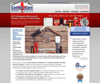 Condo-Care.com(Myrtle Beach Condo Care Coastal Carolina Home Watch Inspection Maintenance Improvement Service) Screenshot