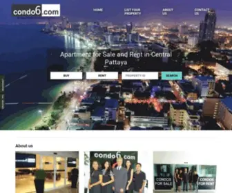 Condo6.com(Pattaya Real Estate Agents) Screenshot
