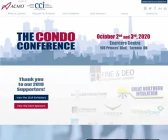 Condoconference.ca(The Condo Conference 2022) Screenshot