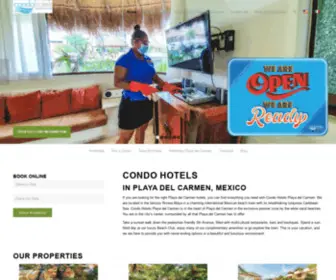 Condohotelsplayadelcarmen.com(Condo Hotels Playa Del Carmen) Screenshot