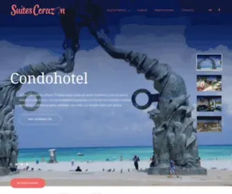 Condohotelsuitescorazon.com(Condominio-Hotel en Playa del Carmen) Screenshot