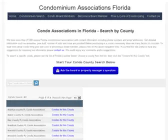 Condominium-Associations-Florida.com(Condominium Associations Florida) Screenshot