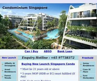 Condominiumsingapore.sg(Singapore Condominium) Screenshot