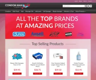 Condomman.com.au(Condom Man Australia) Screenshot