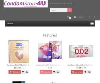 CondomStore4U.com(Best Condoms fast worldwire anonymous shipping) Screenshot