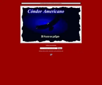 Condoramericano.com.ar(Cóndor) Screenshot