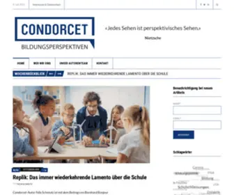 Condorcet.ch(Bildungsperspektiven) Screenshot