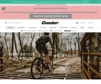 Condorcycles.com(Condor Cycles) Screenshot