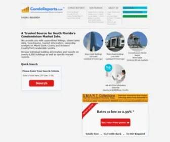 Condoreports.com(Miami Condos) Screenshot