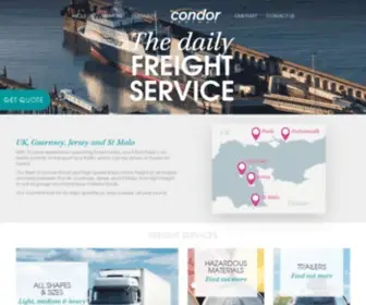 Condorferriesfreight.co.uk(Condor Freight) Screenshot