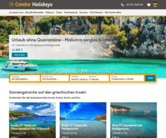 Condorholidays.com(Condorholidays) Screenshot