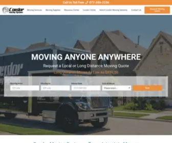 Condormoving.com(Condor moving systems) Screenshot