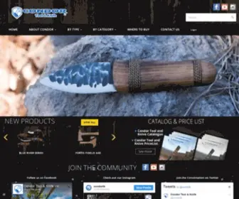 Condortk.com(CONDOR Tool & Knife) Screenshot