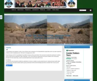 Condortrekkers.org(Non-profit Tours and Trekking in and around sucre (maragua etc.)) Screenshot