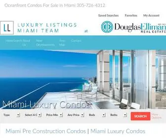 Condos305.com(Miami Pre Construction Condos and Miami Luxury Condos) Screenshot