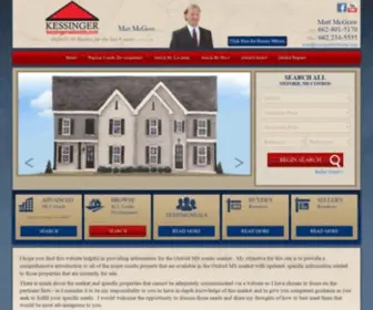 Condosinoxford.com(Condos for Sale in Oxford MS) Screenshot