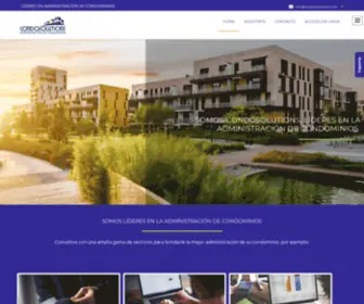 Condosolutionscr.com(Bienvenidos a Condosolutions) Screenshot