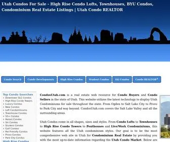 Condosutah.com(Utah Condos For Sale) Screenshot