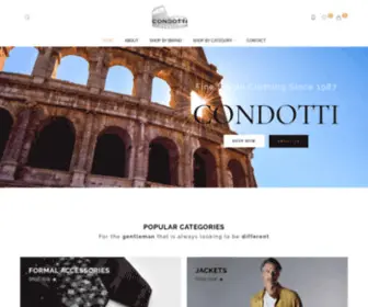 Condottistore.com(Condotti Store) Screenshot