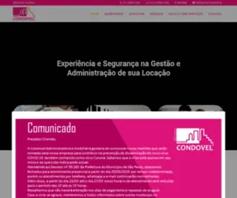 Condovel.com.br(Administradora) Screenshot