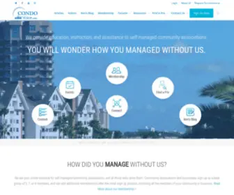 Condovoice.com(Community association management condo hoa) Screenshot