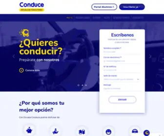 Conduce.cl(Escuela Conduce) Screenshot