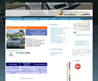 Conducircolombia.com(Academia de Conducción) Screenshot