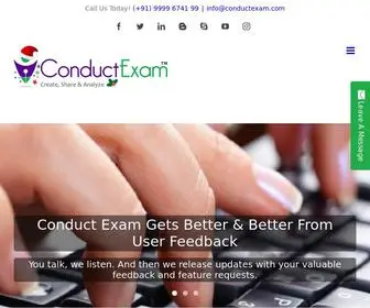Conductexam.com(Online Exam Software) Screenshot