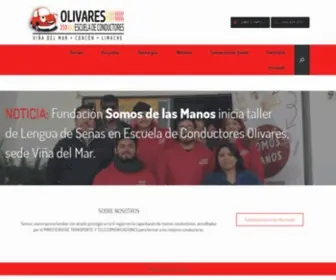 Conductoresolivares.cl(Escuela de Conductores Olivares) Screenshot