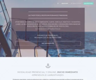 Conductornautico.com(Conductor Náutico) Screenshot