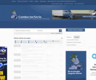 Conductorserio.com(Trabajar como conductor) Screenshot