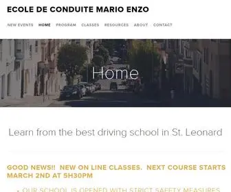 Conduitemarioenzo.com(Ecole de Conduite Mario Enzo) Screenshot