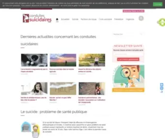 Conduites-Suicidaires.com(Conduites suicidaires) Screenshot