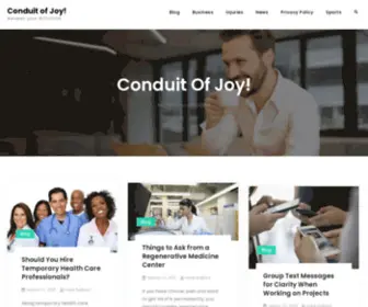Conduitofjoy.com(Awaken your INTUITION) Screenshot