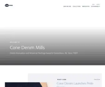 Cone.com(Authentic Denim Supplier since 1891) Screenshot