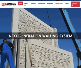 ConeccPrecast.com(Conecc precast) Screenshot