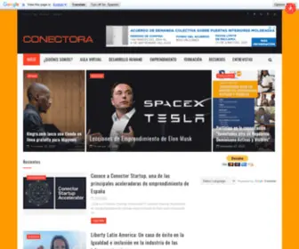 Conectora.org(Portal de Emprendimiento de Hispanoamérica) Screenshot