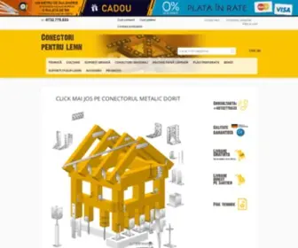 Conectorilemn.ro(Conectori metalici pentru lemn de cea mai buna calitate) Screenshot