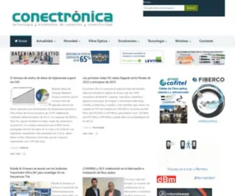 Conectronica.com(Fibra Óptica y Tecnología) Screenshot