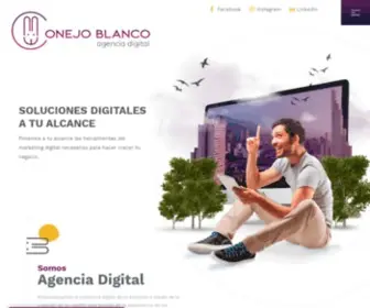 Conejoblancoad.com(Conejo Blanco AD: ▷ Agencia de Marketing Digital en Bogotá) Screenshot