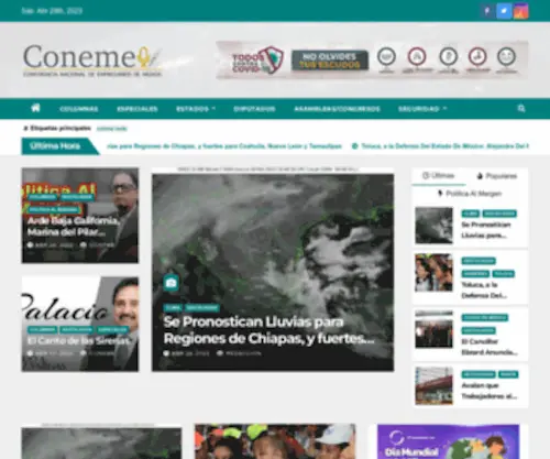 Coneme.com.mx(Coneme) Screenshot