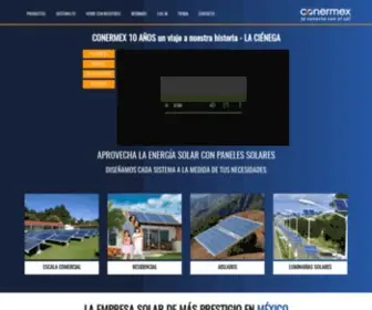 Conermex.com.mx(Sistemas Fotovoltaicos) Screenshot