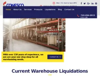 Conesco.com(Industrial Shelving) Screenshot