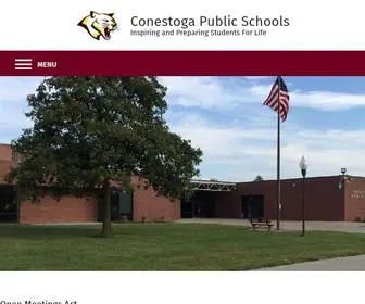 Conestogacougars.org(Conestoga Public Schools) Screenshot