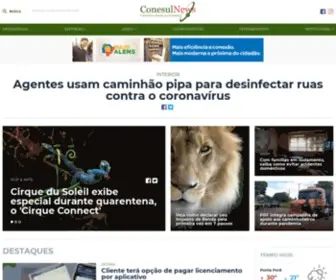 Conesulnews.com.br(Conesul News) Screenshot