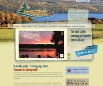 Conesuslakecampground.com(Conesus Lake Campground) Screenshot