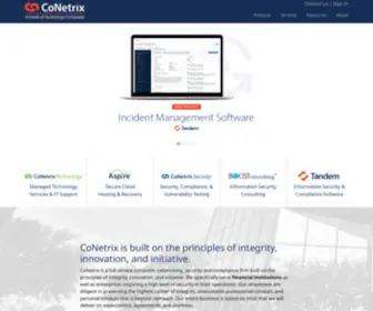 Conetrix.com(Computer Networking and Data Security) Screenshot