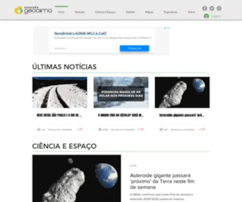 Conexaogeoclima.com.br(Início) Screenshot