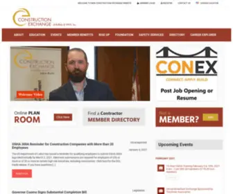 Conexbuff.com(Construction Exchange of Buffalo and WNY Our online plan room) Screenshot