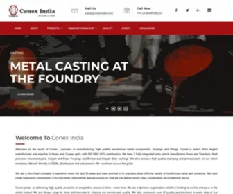 Conexindia.com(Brass Parts) Screenshot